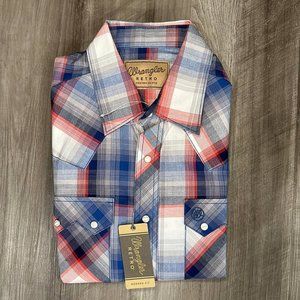 Wrangler Retro Modern Fit Long Sleeve Pearl Snap Shirt